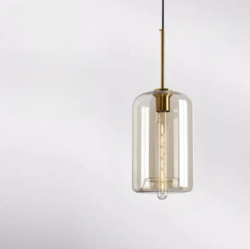 NordicGlow – Elegante Scandinavische Hanglamp van Glas