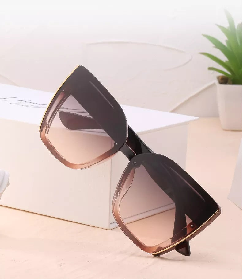 BillieShade - Trendy Vierkante Retro Zonnebril