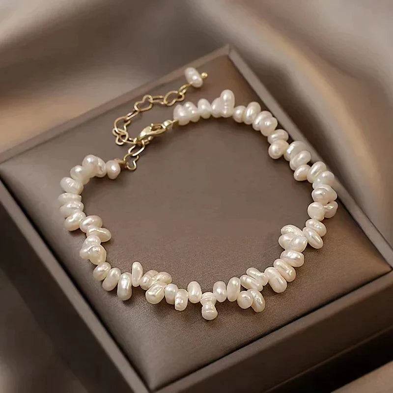 Elegante Zoetwaterparel Armband | Adembenemende Witte Parels!