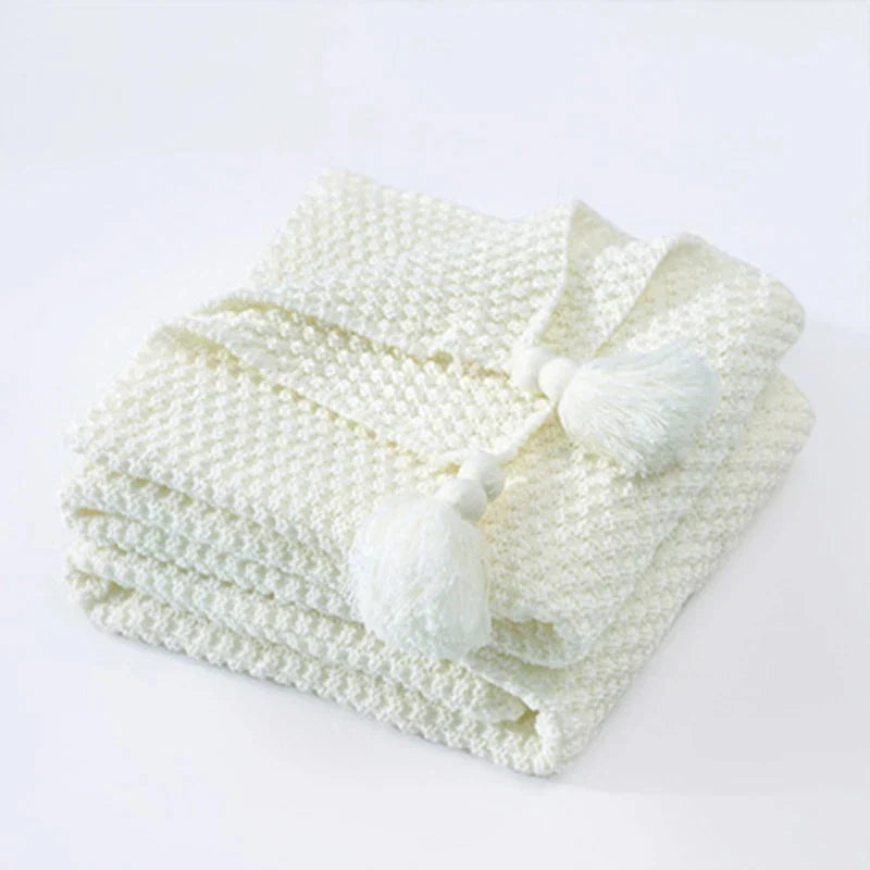 NordicCozy – Handgeweven Woldeken met Franje