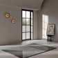 Aurora d'Or - Ronde Alabaster/Aluminum Wandlamp