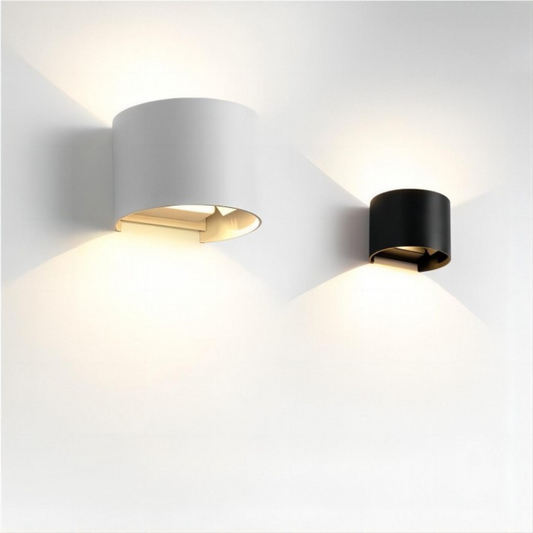 Lumière Royale - Stijlvolle moderne LED kubus wandlamp (Wit)