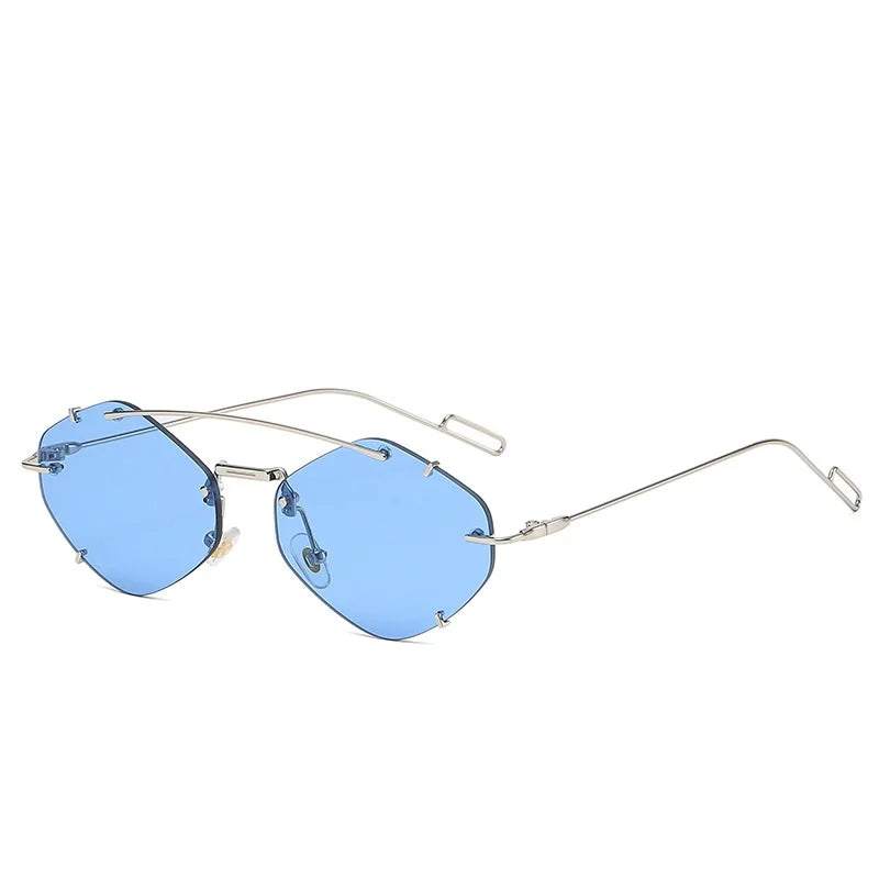 Lucia Eyewear – Trendy Randloze Zonnebril