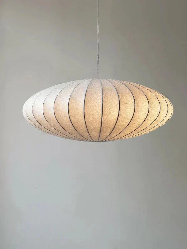 SilkCrown – Luxe Zijden Hanglamp met Kristallen