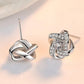 Charmante Liebdesknoop Ketting en Oorbellen Set | Het ideale cadeau!