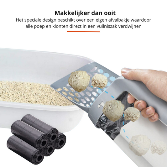 EasyScoop - Hygiënische Kattenbak zonder Geurtjes