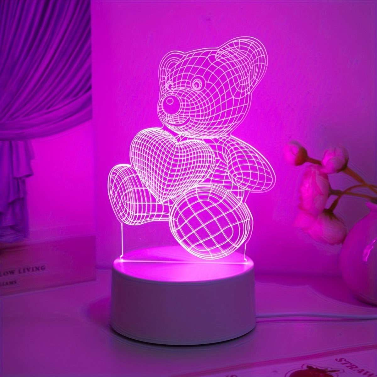 LumiBear – 3D Illusie Nachtlamp Teddybeer