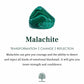 Elegante Maria Malachiet Ster Sieraden Set: Oorbellen, Halsketting en Armband van Natuurlijke Malachiet