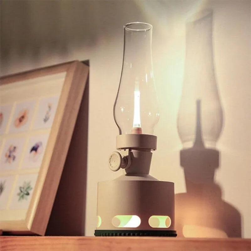 NostalgiaLamp - Vintage LED Lantaarn voor Sfeervolle Avonden