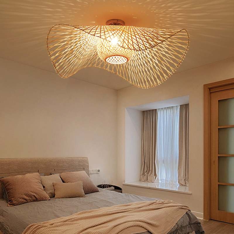 MutoCraft - Elegante Rotan Hanglamp met Japanse Invloeden