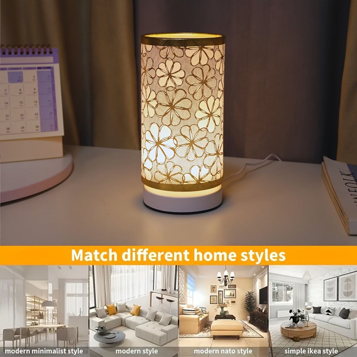ModernLicht – Verlichte USB Tafellamp in Cilinder