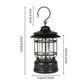 RetroGlow Lamp – Dimbare Oplaadbare LED Buitenverlichting
