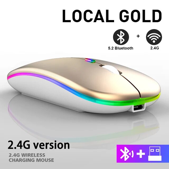 LuxeClick Mouse – Draadloze Oplaadbare Bluetooth Muis
