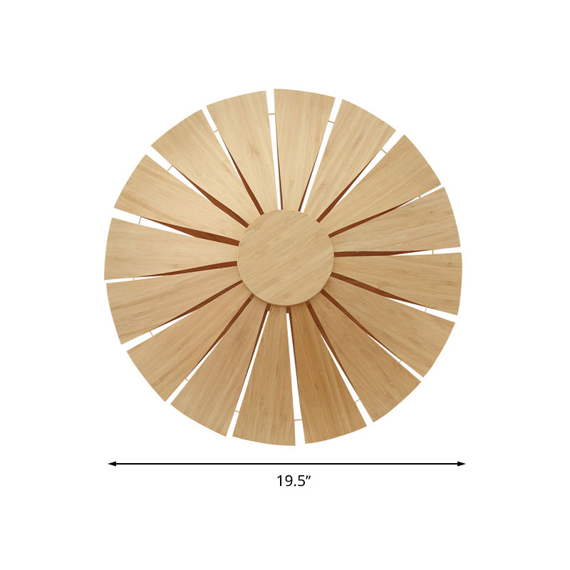 CircleWood - Moderne Houten Wandlamp voor Sfeer