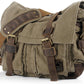 RetroCarry Bag – Vintage Canvas Schoudertas voor Laptops