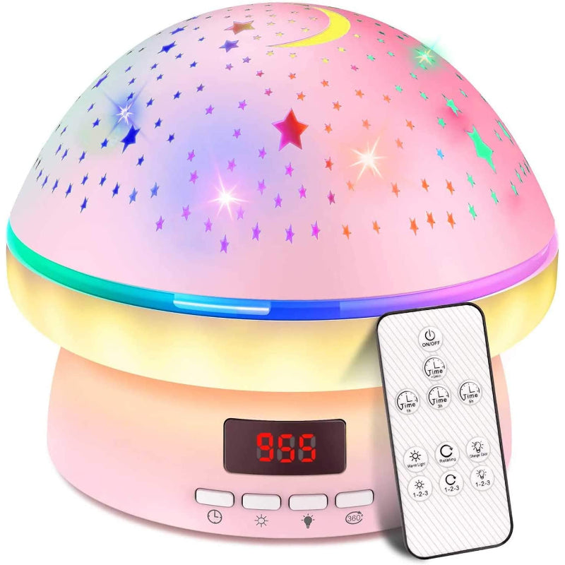 StarGlow Nightlight – Magische Sterren Projector met Timer
