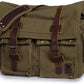 RetroCarry Bag – Vintage Canvas Schoudertas voor Laptops