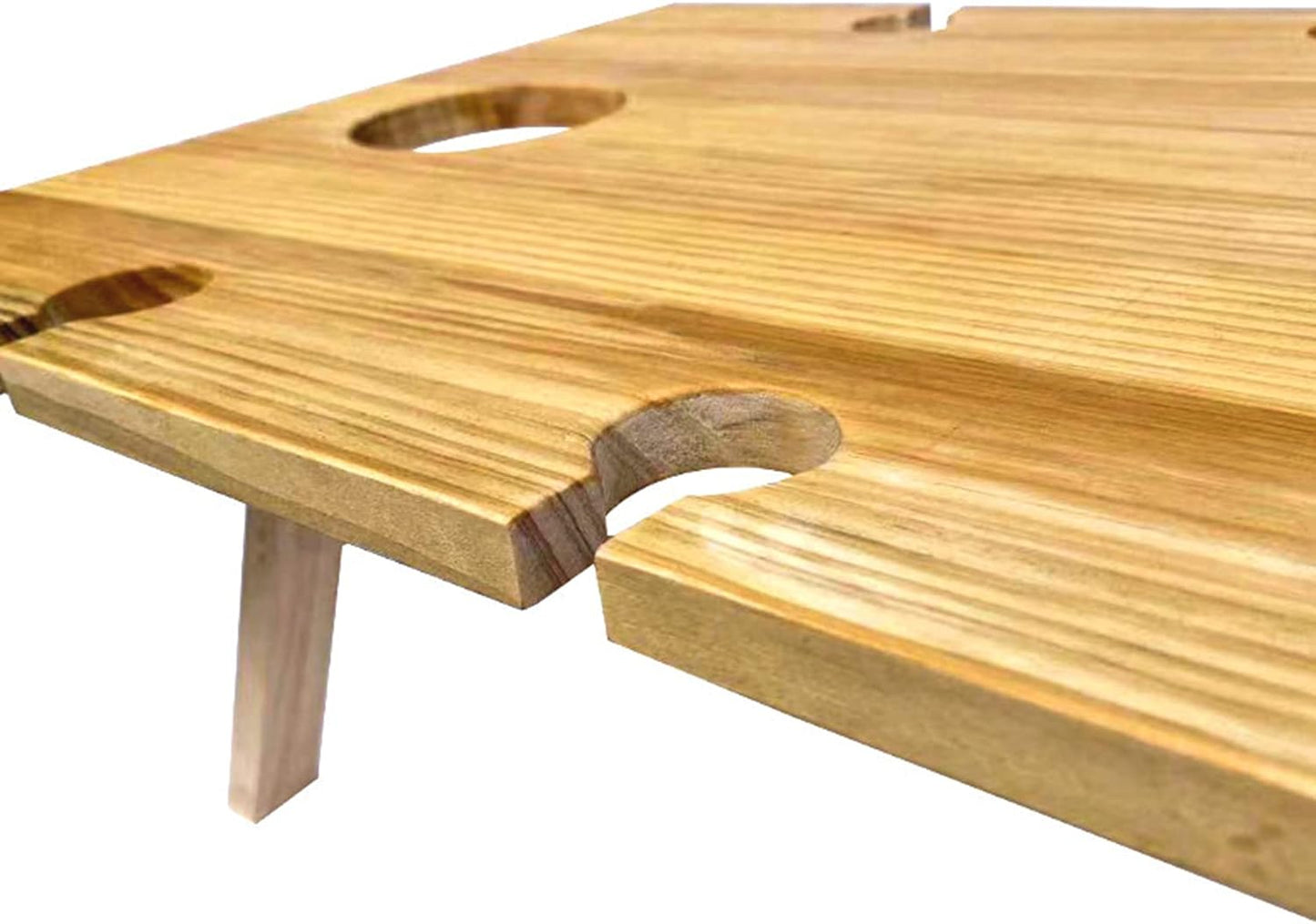 WoodenWine RackTable - Stijlvolle Draagbare Wijnopslag