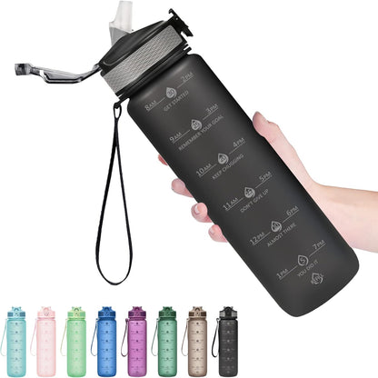 HydraBoost – Trendy Motivational Drinkfles 900ml