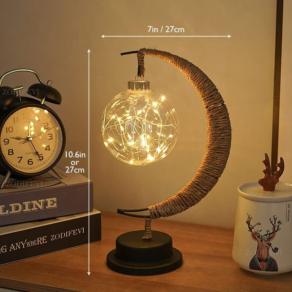 LunarGlow Tafellamp – Magische Maanlamp voor Dromerige Sferen