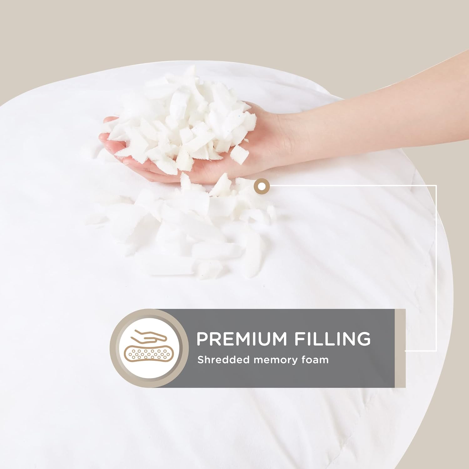 ZenCircle – Groot Rond Memory Foam Kussen