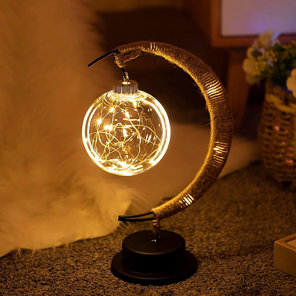 LunarGlow Tafellamp – Magische Maanlamp voor Dromerige Sferen