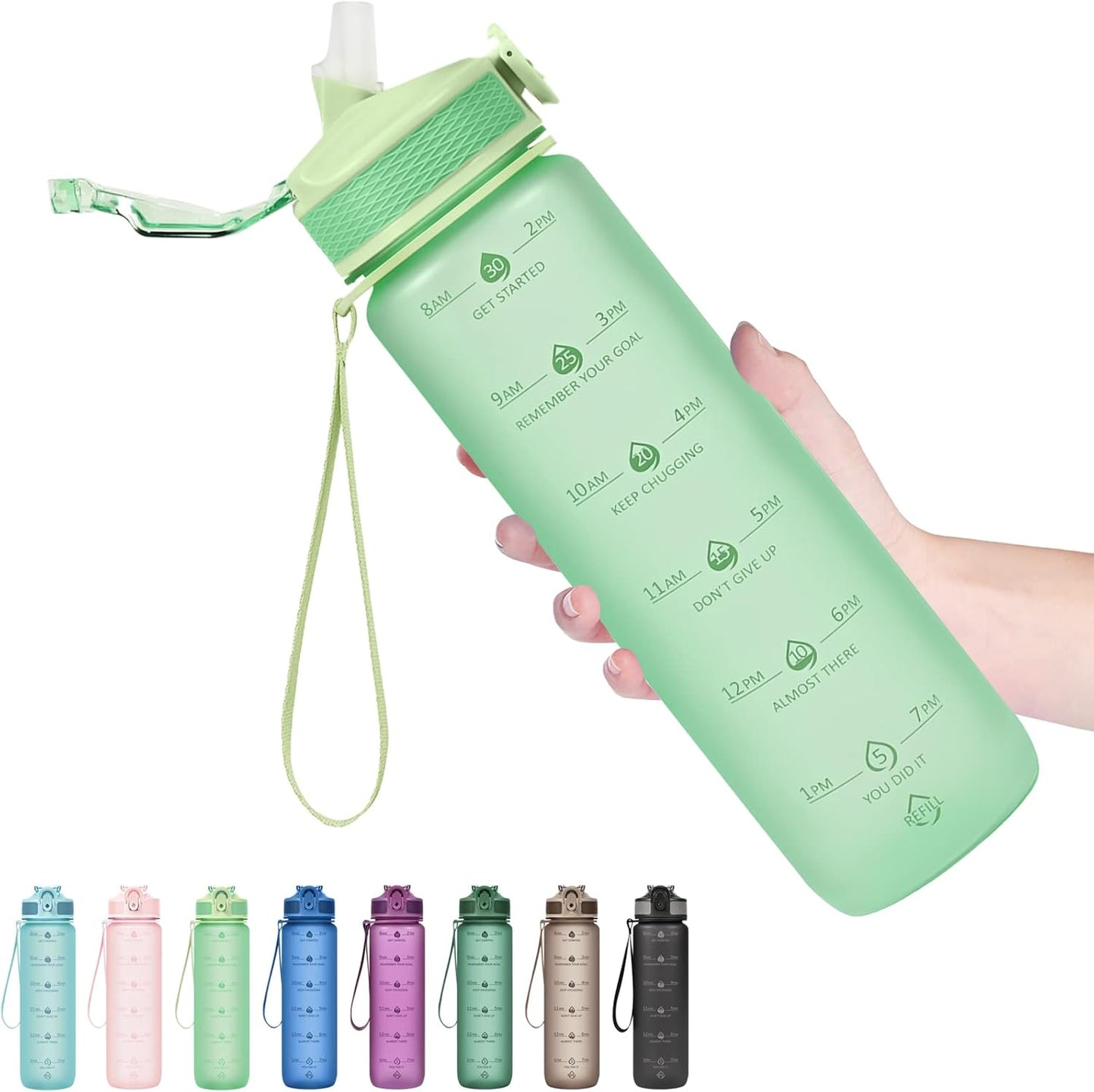 HydraBoost – Trendy Motivational Drinkfles 900ml