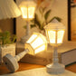 RetroGlow Lamp - Kleine LED Tafellamp Straatlantaarn