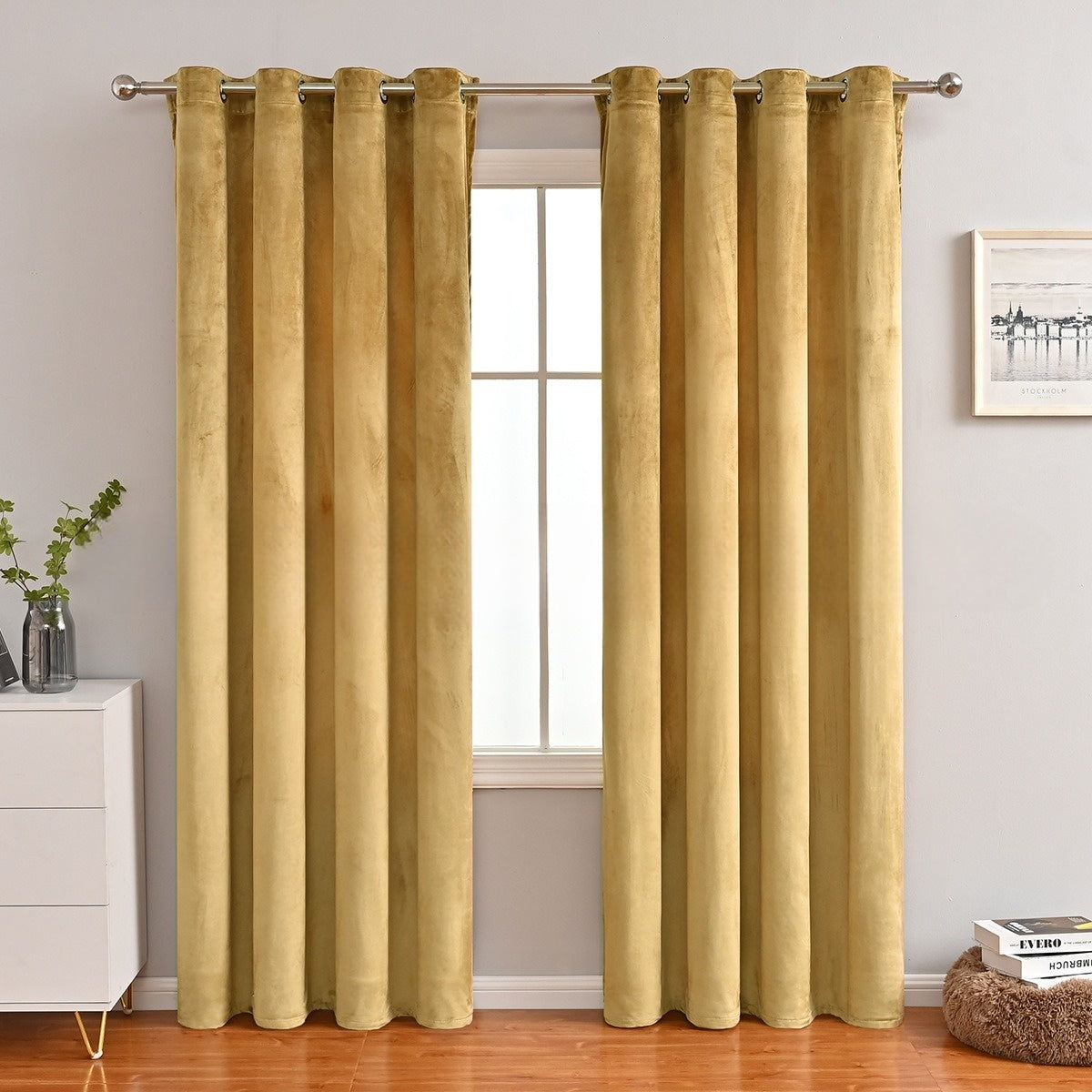 VelvetEase Curtains - Luxe Thermische Velours voor Optimaal Comfort