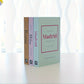 ChicBooks - Elegante Boekensteunen Set in Crème