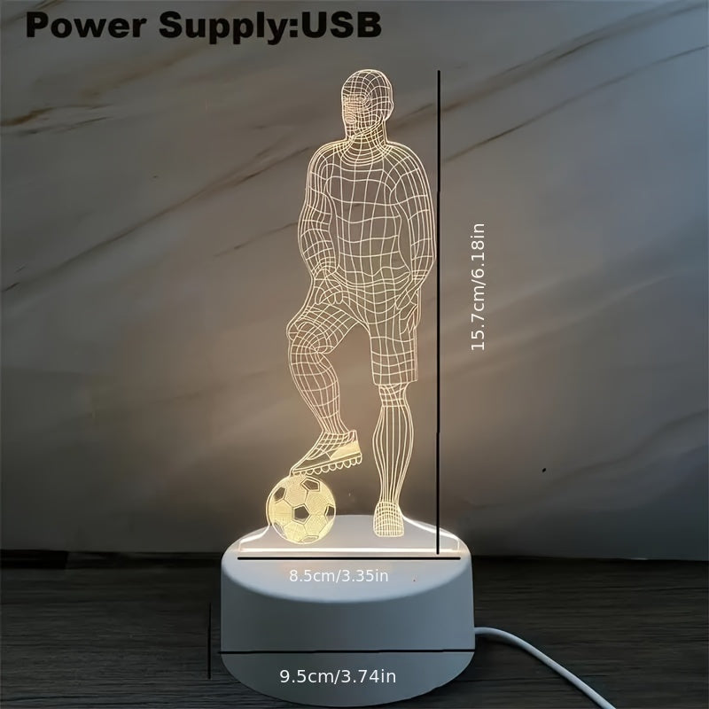 SportVision - 3D LED Voetbal Nachtlamp
