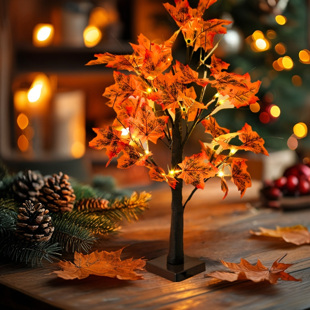 MapleGlow – LED Esdoornboom Tafellamp met USB
