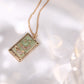 Elegante Amara Tarot Druppel Hanger Ketting met Zirkonia Vergulding