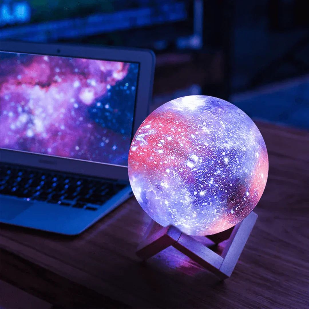 Moonbright Lamp - Dreamy Starry Night Light with Rechargeable Touch Control