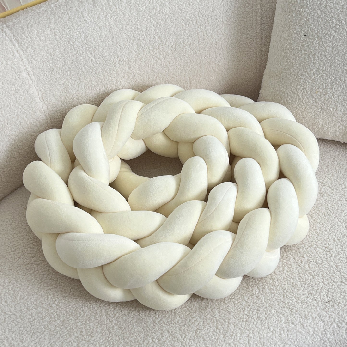 WaveCushion - Modern Wasbaar Vloerkussen met Geometrie