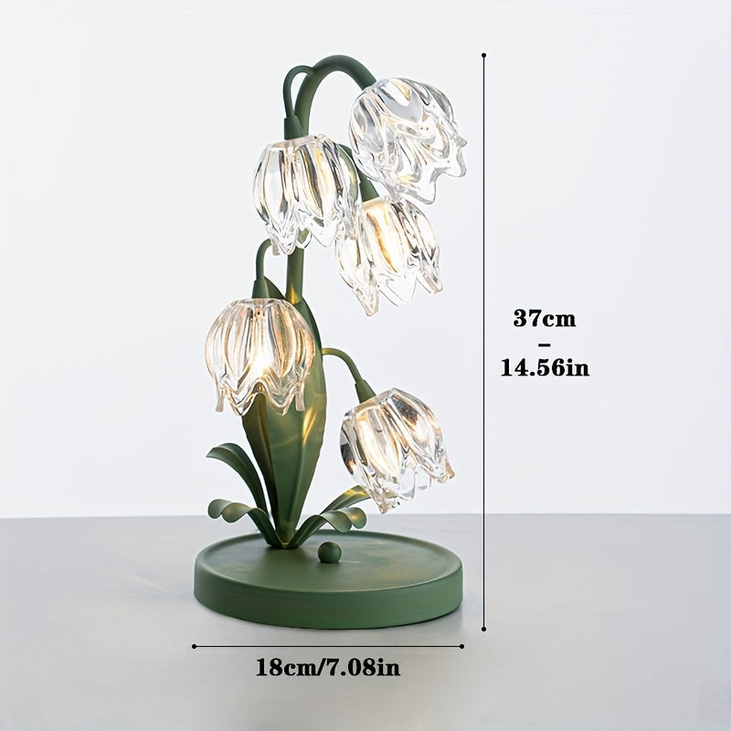 BellBloom - Stijlvolle LED Tafellamp in Bloemenvorm