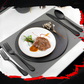 RoyalElegance - Luxe Zwart Bestekset voor 6 Personen