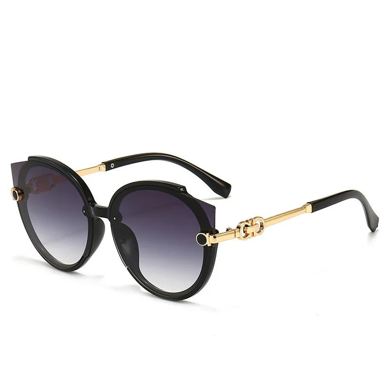 Patty Eyewear - Retro Ronde Zonnebril Vintage Style