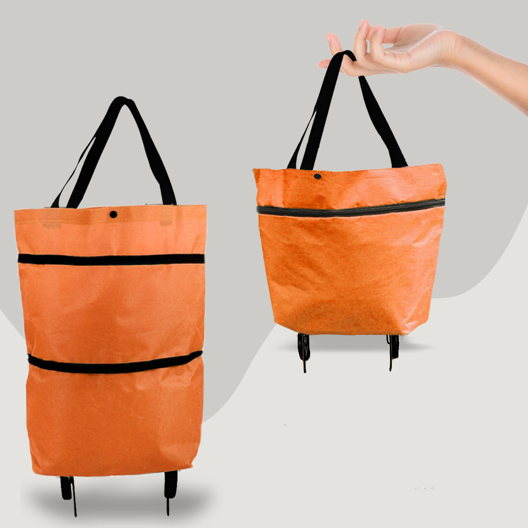 CarryFlex - Praktische 2-in-1 Boodschappentas met Wielen