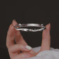 Elegante Gedraaide Zilveren Armring
