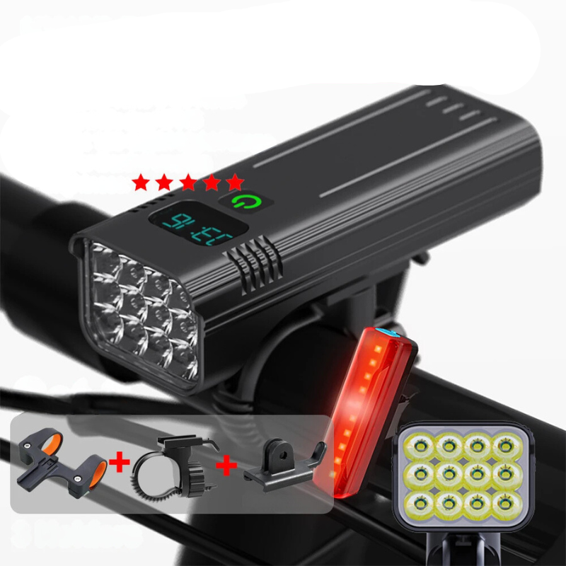 LuminousRide - Oplaadbare Fietsverlichting 5000LM