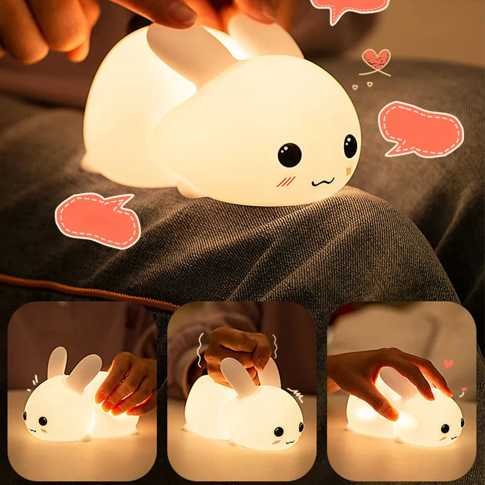 BunnyGlow – Schattig LED Nachtlampje voor Kids