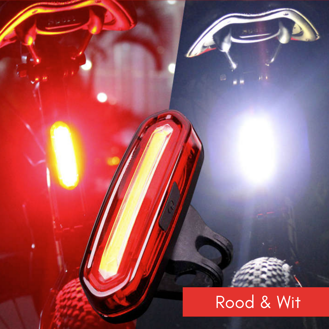 LightUp - Krachtig Oplaadbaar LED Fietsachterlicht
