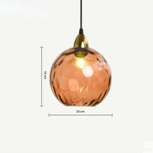 LumiSphere Pendant Light – Elegante Glazen Bolverlichting