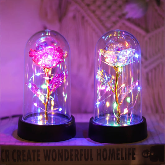 GoldenRose – Luxe Rozenlamp voor Interieurdecoratie