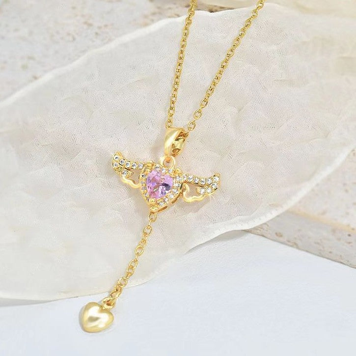 Livia Necklace - Elegante Engelvleugel Hanger