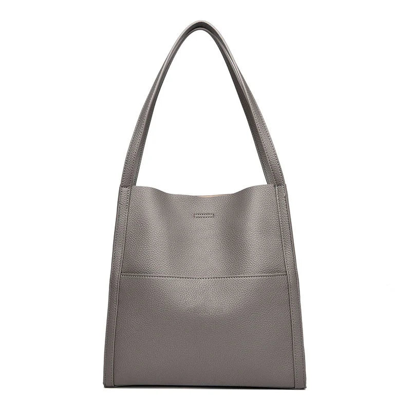 LuxeCarry - Elegante Leren Schoudertas voor Dames