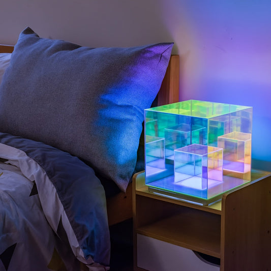 LumiSky - Verstelbare Sterrenhemel Tafellamp Geometrisch