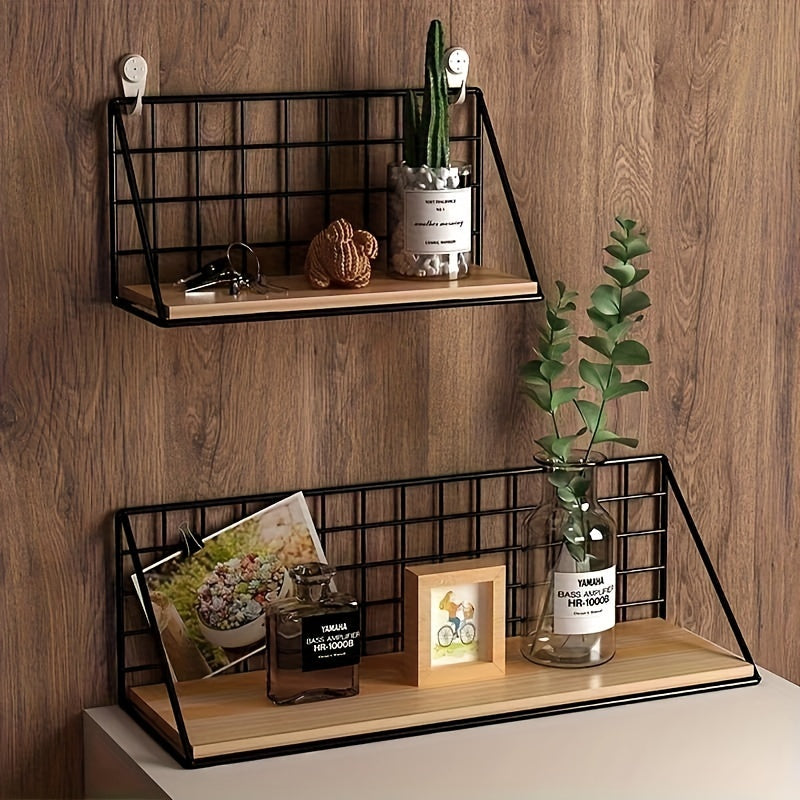 IronRack - Minimalistische Zwevende Wandplank van Ijzer