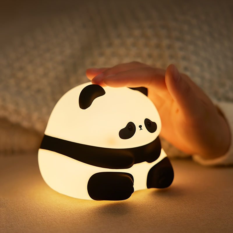 PandaGlow - Grote LED Panda Nachtlamp met Oplaadbare Batterij